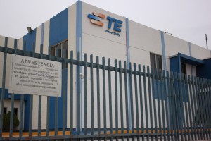 TE Connectivity is one of more than 300 maquiladoras in Ciudad Juárez. On Nov. 22, 2013, several construction workers waited in front of the maquiladora for their paychecks.