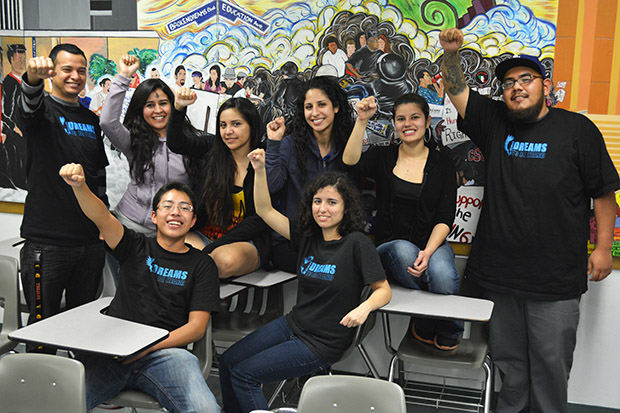 After organizing with CSUN administration, Dreams To Be Heard members will be opening an undocumented resource office in the Fall. Photo Credit: John Saringo-Rodriguez