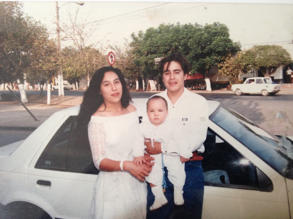 Pardo and his family in Chile circa 1991.